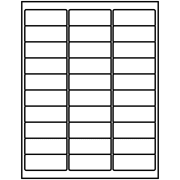 File → new → labels . Template For Avery Presta 94200 Rectangle Labels 1 X 2 5 8 Avery Com