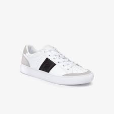 Mens Courtline Leather And Suede Sneakers Lacoste