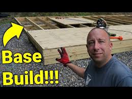 how i built a shed shed floor build