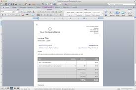 Making Invoice In Word Chakrii