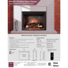 Dynasty Fireplaces 35 In Led Electric