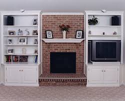 Fireplace Cabinets Built In Wall