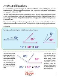 Angles And Equations Free Pdf