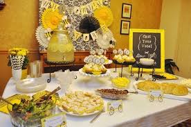 Bumble bee baby shower centerpieces: What Will It Bee Baby Shower By Leigh Anne Wilkes