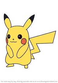 how to draw pikachu from pokemon go