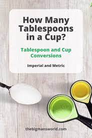 how many tablespoons are in a cup