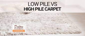 low pile vs high pile carpet