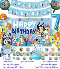 bluey birthday party supplies bluey and