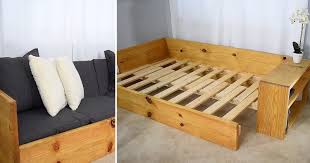 diy a sofa that turns into a twin and a