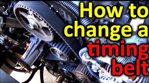 How to Change a Timing Belt in a car or truck - YouTube