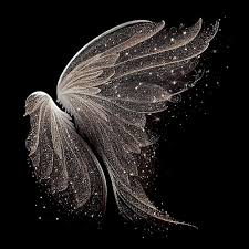 premium photo glitter fairy wings