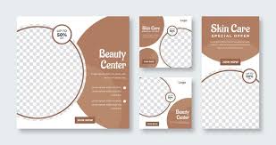 beauty care spa center makeup banner
