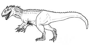 Indominus Rex Da Colorare Jurassic World Indominous Rex Coloring