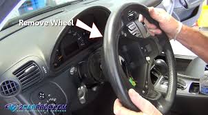 how to remove an automotive steering wheel