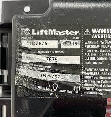 liftmaster 41d7675 garage door logic