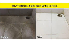 How To Remove Stains From Bathroom Tiles