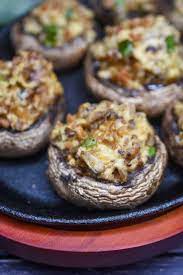 stuffed mushrooms with cream cheese and