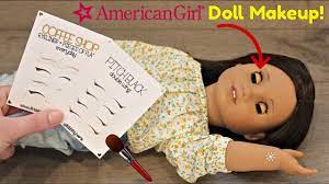 makeup for american dolls i review