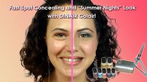 dinair airbrush makeup kit with acne