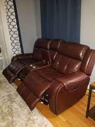 magellan power reclining leather sofa