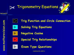 Ppt Trigonometry Equations Powerpoint