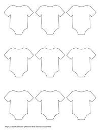 If you're looking for additional baby shower game ideas, here are a few perennial favorites for you and your guests to enjoy 9 Free Printable Baby Onesie Outline Templates The Artisan Life
