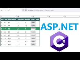 asp net c dynamically add rows in