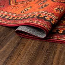 my magic carpet phoenix kilim garnet washable rug 5 x7