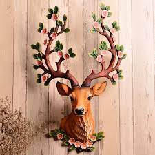 European Style Deer Head Wall Hanging