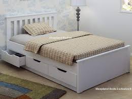 White Bed Frame With 3 Drawers Caloocan
