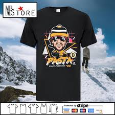 The boston bruins winger has made a habit of rocking killer outfits to td garden — or any other arena, for that matter — on. Boston Bruins David Pastrnak Pasta Nickname Shirt New Fashion T Shirt