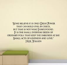 Jrr Tolkien Quotes Wall Decal Sign Lord