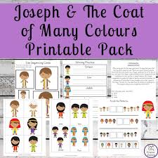 coat of many colours printable pack