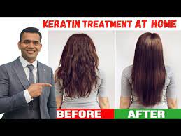 keratin treatment at home for straight