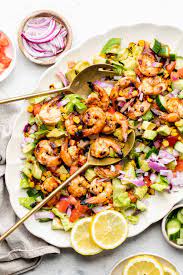 grilled bbq shrimp salad erin lives whole