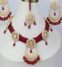 artificial bridal jewellery set design