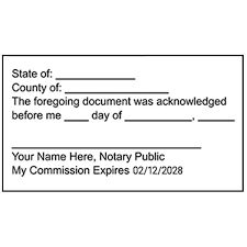 affidavit notary st