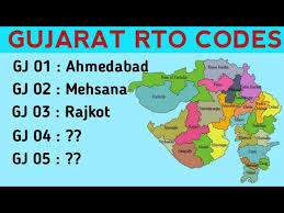gujarat rto codes for vehicles