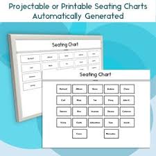 Classroom Seating Chart Attendance Grade Sheet Behavior