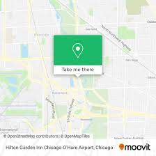 how to get to hilton garden inn chicago