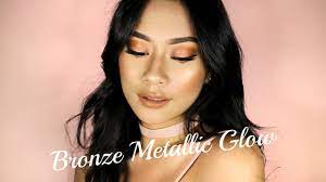 bronze glow makeup tutorial on asian