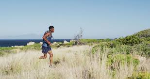 african american man cross country