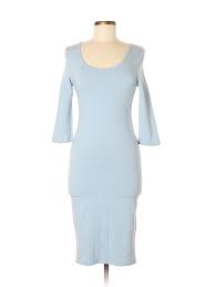 Details About Zenana Premium Women Blue Casual Dress M