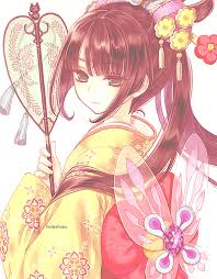 Kết quả hình ảnh cho anime girl kimono đẹp