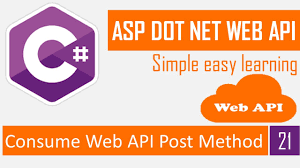 consume web api post method in asp net