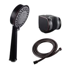 Orb shower systems brings you the latest and top grade quality in oil rubbed bronze shower heads. Oil Rubbed Bronze Bathroom Three Function Handheld Shower Head Set With 1 5m Hose And Abs Bracket Holder Shower Sprayer Set Shower Head Set Shower Sprayerhandheld Shower Head Aliexpress