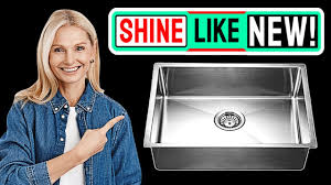 how to clean a stainless steel sink to
