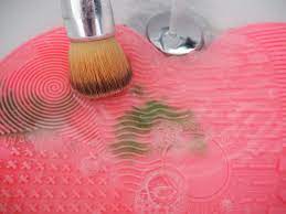 makeup brush cleaning mat