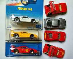 Smallcarlist.com twitter in this video, i take five minutes to go over the hot wheels ferrari f40 super six. Hot Wheels Ferrari Racer Red F40 Rare Shell Livery Brand New In Package Contemporary Manufacture Toys Hobbies