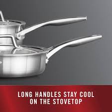 11 piece stainless steel cookware set